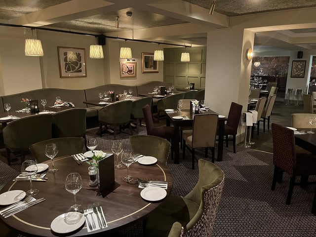 An overview of part of the dining area.