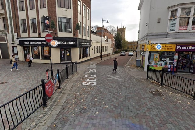 A robbery was reported in St George's Street in March 2022