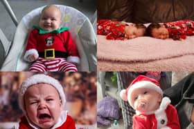 Loads of adorable babies are celebrating their first Christmas in 2023.