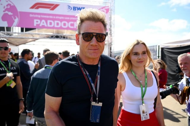 Celebrity chef Gordon Ramsay with daughter Holly