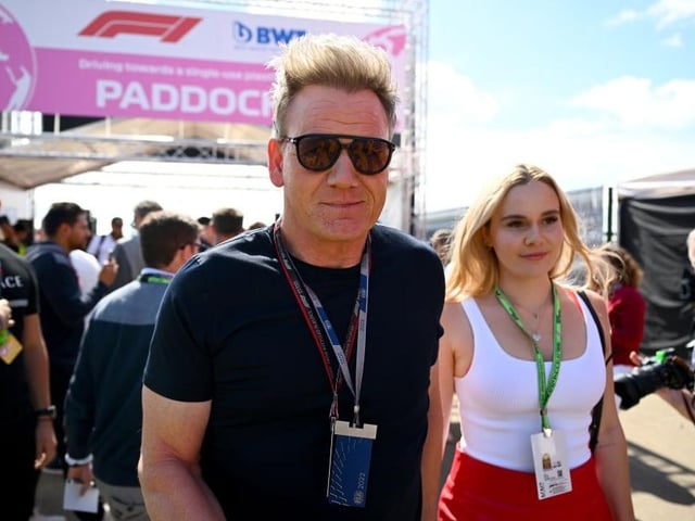 Celebrity chef Gordon Ramsay with daughter Holly