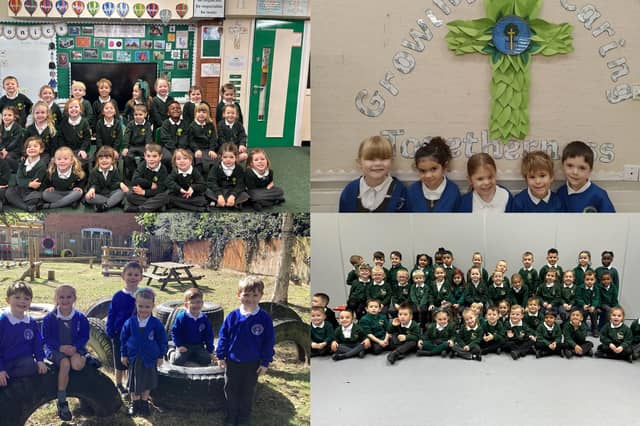 Some of the children who started school in September 2024...