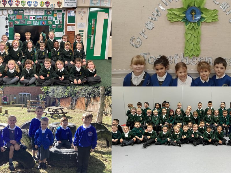 Some of the children who started school in September 2024...