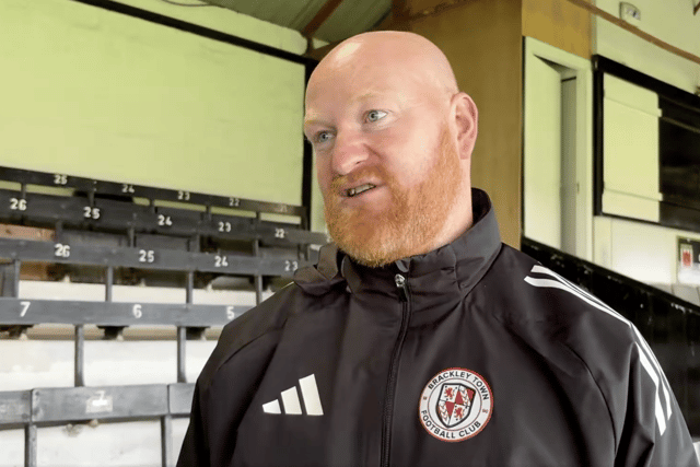 Andy Whing was delighted with the determination shown by Brackley Town away at Chorley.