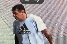Police would like to speak to the man pictured.