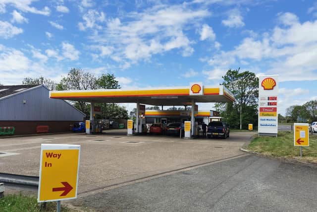 The Shell petrol station on the A4500 near Harpole is set to be demolished and refurbished