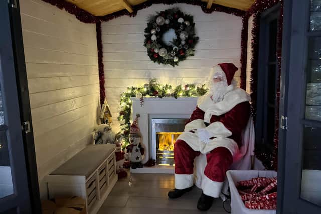 Dan Campion is the winter wonderland's Santa Claus.