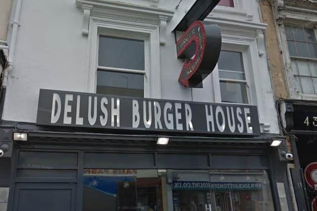 Delush Burger House in Gold Street, Northampton, is believed to have shut down weeks after being labelled 'filthy' in a safety report