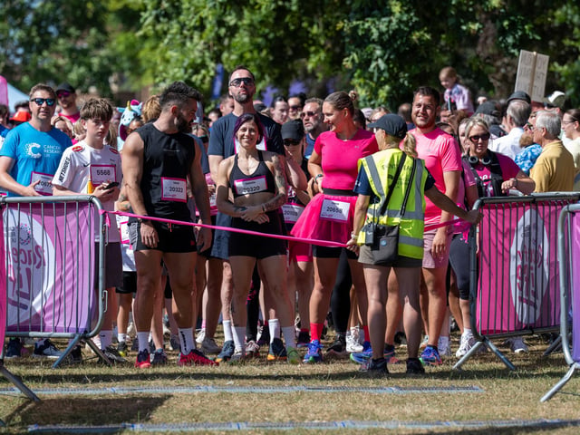 Runners taking part in the Race For Life at Abington Park in Northampton on Sunday, July, 12, 20026. Photo by David Jackson.