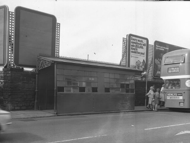 1969 - tram shelter in Northampton