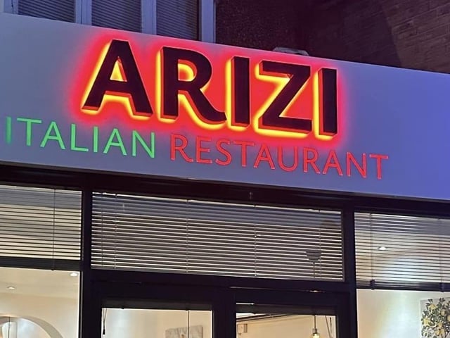 4.9 stars based on 126 Google Reviews. Arizi Italian Restaurant is located at the heart of Kingsthorpe and is a relatively new addition to the town, having been established last September. Location: 61 Harborough Road, NN2 7SH. Website: https://www.facebook.com/ariziitalianrestaurant/