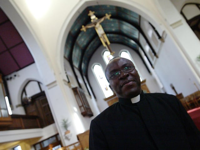 New Priest Father Innocent Abonyi at Northampton Cathedral