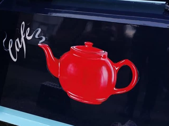 The cafe is open for four days a week, Thursday through Sunday, between 9am and 2pm.