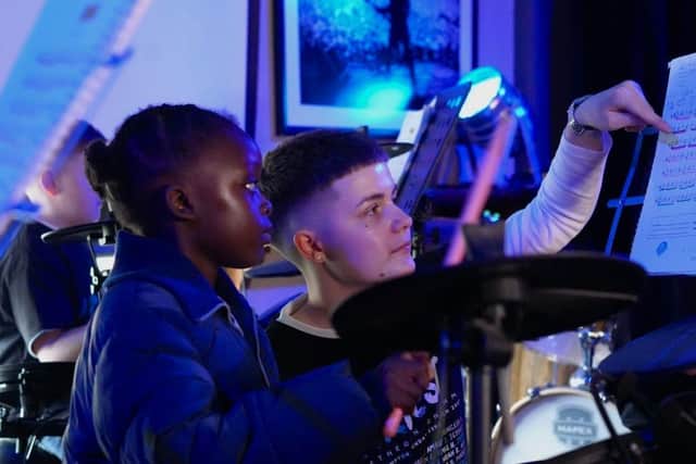 Student coached through first live performance at LinkFest