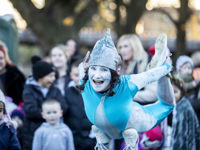 The festive event took place in Becket's Park on Saturday November 25 and saw plenty of family activities like ice skating, silent discos, live entertainment and more.