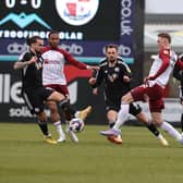 Action from the Cobblers' 1-0 win over Crawley Town at Sixfields (Picture: Pete Norton)