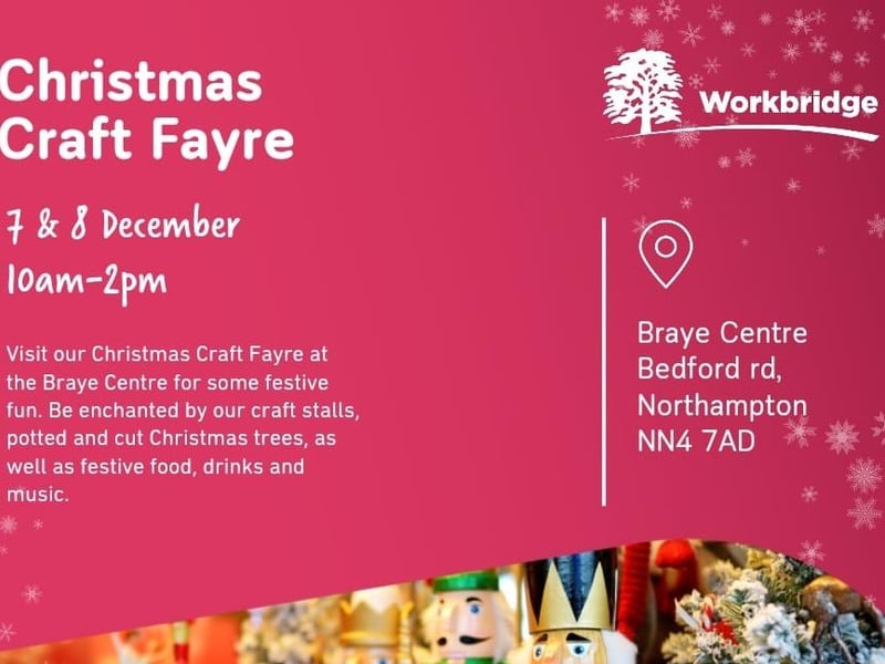 Taking place on Saturday December 7 and Sunday December 8 at the Bedford Road site. There will be craft stalls and cut Christmas trees to buy, as well festive food, drinks and music. The fayre will run from 10am to 2pm.