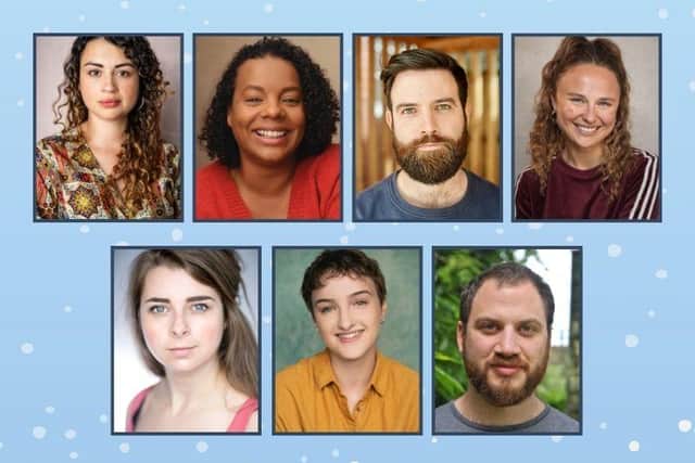 The cast of Mog's Christmas