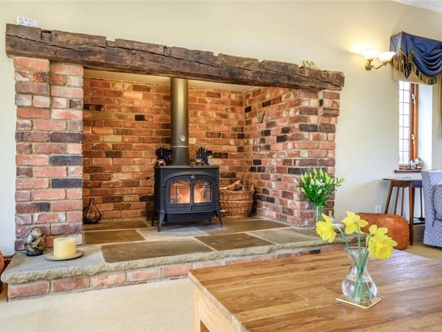 The agent says this home is good for family living and entertaining.