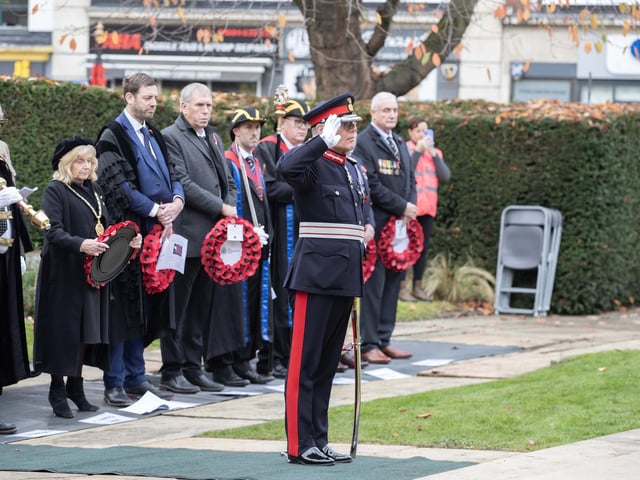 A parade and service took place in Northampton on Sunday November 9, as the town paid its respects to those who served, or continue to serve, the country.