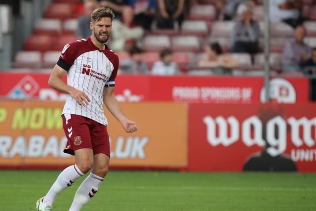 Might have to get used to being a busier man this season due to Town's more attack-minded approach. He led the team well and took charge in the final 20 minutes when partnered by two makeshift centre-backs. Not for the first time though, the ball over the top of Cobblers' defence created problems... 7