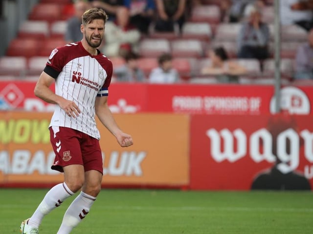 Might have to get used to being a busier man this season due to Town's more attack-minded approach. He led the team well and took charge in the final 20 minutes when partnered by two makeshift centre-backs. Not for the first time though, the ball over the top of Cobblers' defence created problems... 7