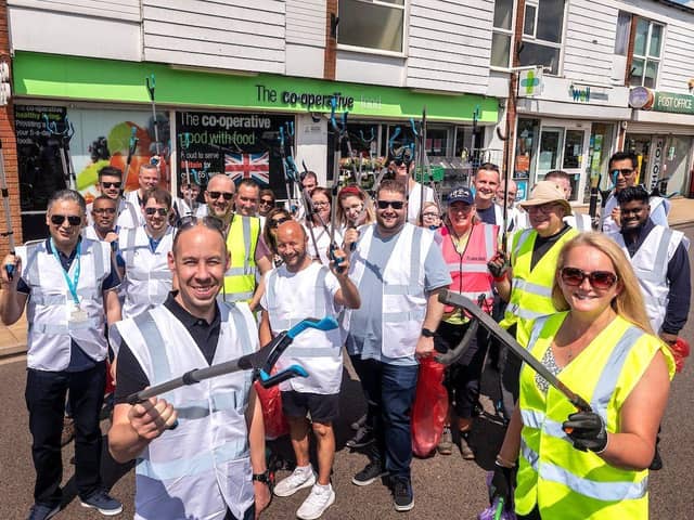 Brixworth Wombles and Co-op colleagues join forces for local litter pick
