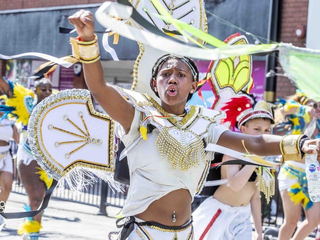 The sun shone as the carnival parade made its way through Northampton town centre on Saturday June 10.