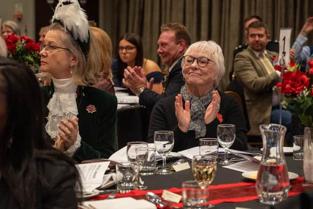 Police, Fire and Crime Commissioner Danielle Stone attended to help hand out an award and pay tribute to the efforts of firefighters