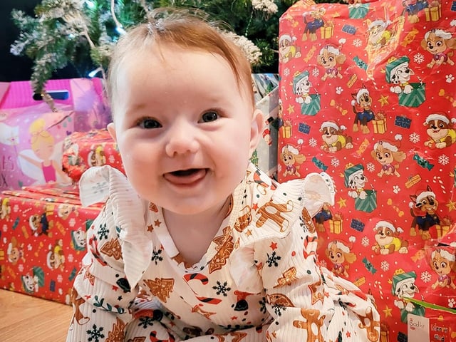 Seven-month-old Tallulah.