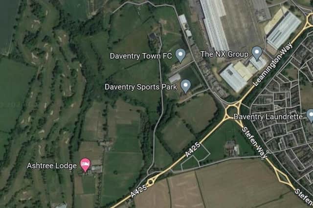 The incident happened off Browns Road in Daventry.