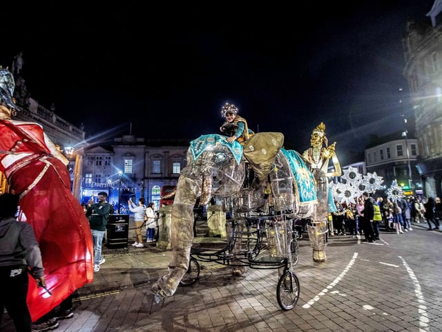 The parade and wider Diwali festival took place in Northampton town centre on Saturday October 26.