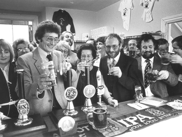 Opening of Northampton Beer Agency, Derby Road, 1980