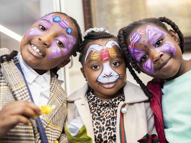 Face painting, egg hunts and more at the Spring Fair at the Doddridge Centre on Saturday, April 9 2022.