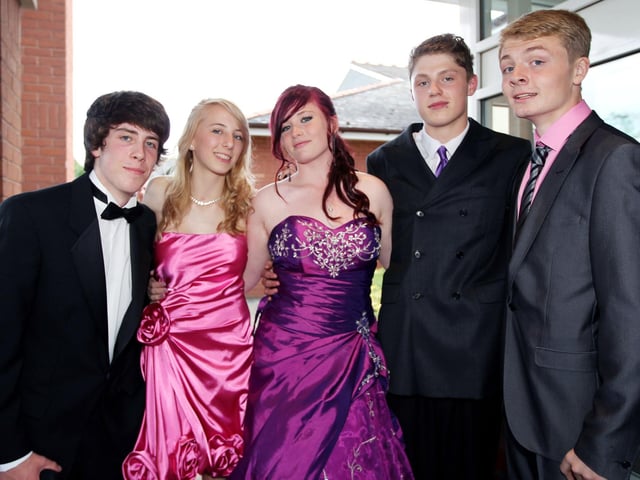 Students arriving for Prom from Malcolm Arnold Academy School at the Hilton Northampton in 2011