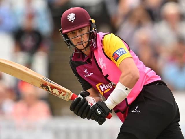 New Northants signing George Bartlett in action for Somerset