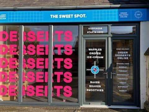 The new dessert shop The Sweet Spot will be opening in Towcester in December