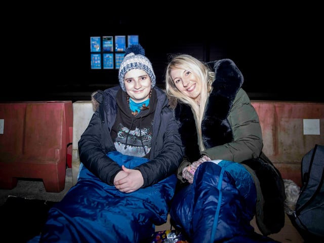 Around 40 people braved the streets on February 3 in aid of the homelessness charity.