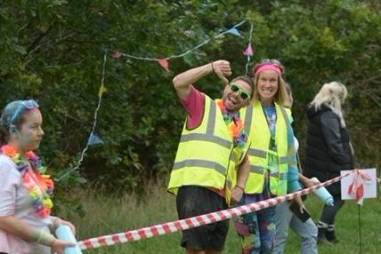More than 60 children, parents and members of the community completed a colour run at Pitsford Quarry on Sunday September 28 to raise money for school activities.
