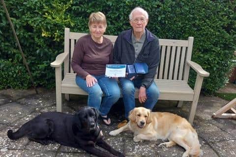 Richard and Pam started off as puppy walkers, before moving into the breeding side of the operation. Richard was also treasurer for two local branches.