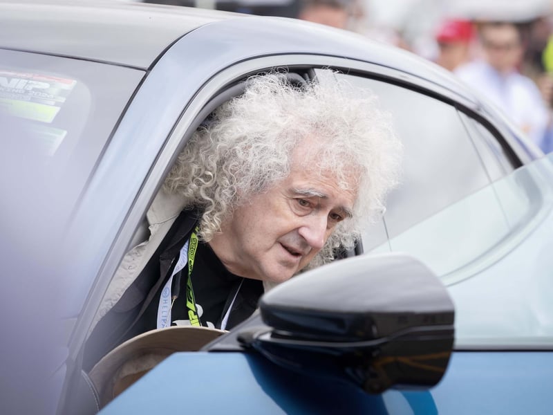 Queen guitarist and Silverstone regular Brian May