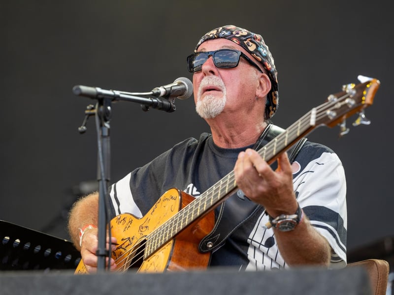 Fairport Convention performing on the opening day of Cropredy Convention 2023. Photo by David Jackson.