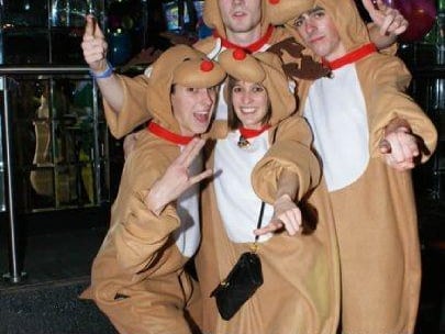 Nostalgic pictures from a festive night out on the town
