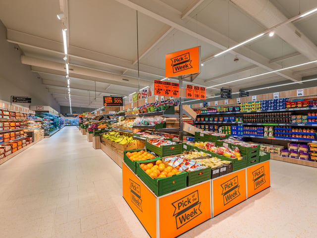 The brand new Lidl supermarket in Harlestone Road, Duston opened today (Thursday, December 8)