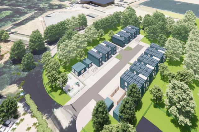 CGI illustrations of the proposed scheme at the old school site.
Credit: West Northamptonshire Council