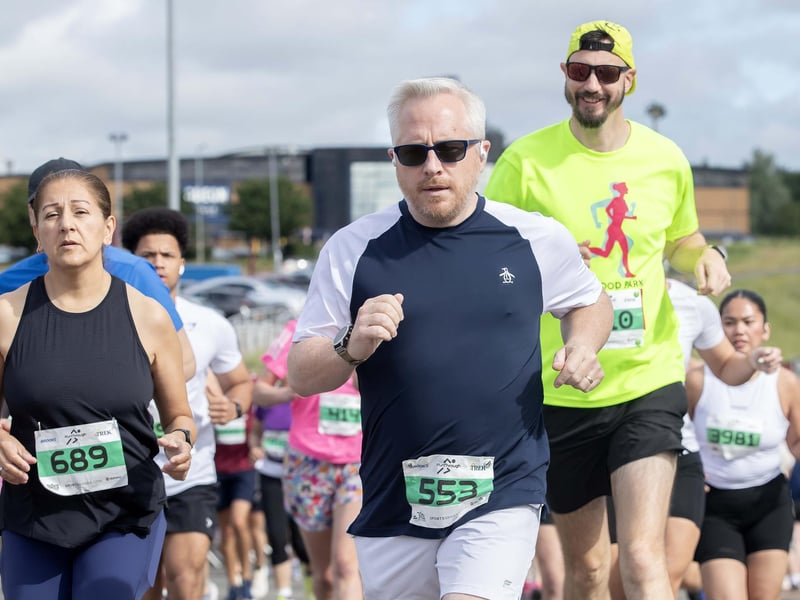 Hundreds of runners took part in the event on Sunday May 31, which started and ended at Sixfields Stadium.