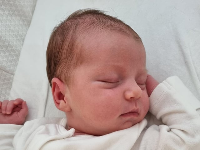 Libby Millicent born at 12.22pm on July 2 at home, weighing 7lbs 10oz.