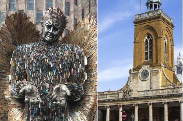 The Knife Angel will be in Northampton from May 7.