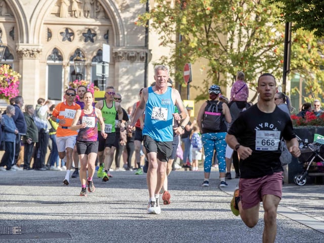 Hundreds of runners took part in the half marathon on Sunday September 15, 2024.