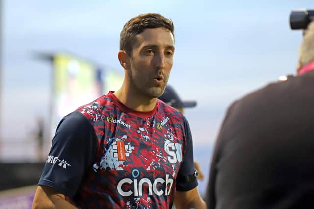 A relieved Ben Sanderson (Picture: Peter Short)